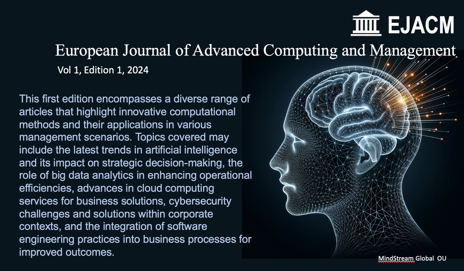 					View Vol. 1 No. 1 (2024): Advanced Computing and Management
				